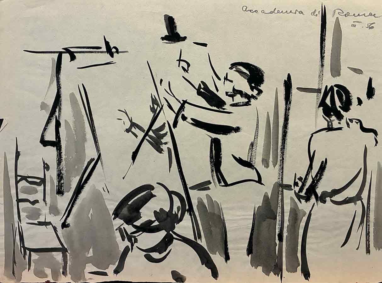 Accademia di Belle Arti, Rom. Accademia di Belle Arti, Rom